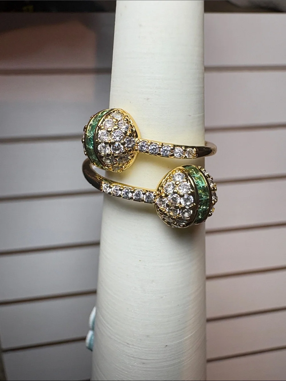 Bomb Party - OG Ring - Globe Trotter - Paraiba Tourmaline - Gold - Size 6